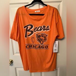 NWT 47 Brand Women’s Chicago Bears T Shirt - Size Large